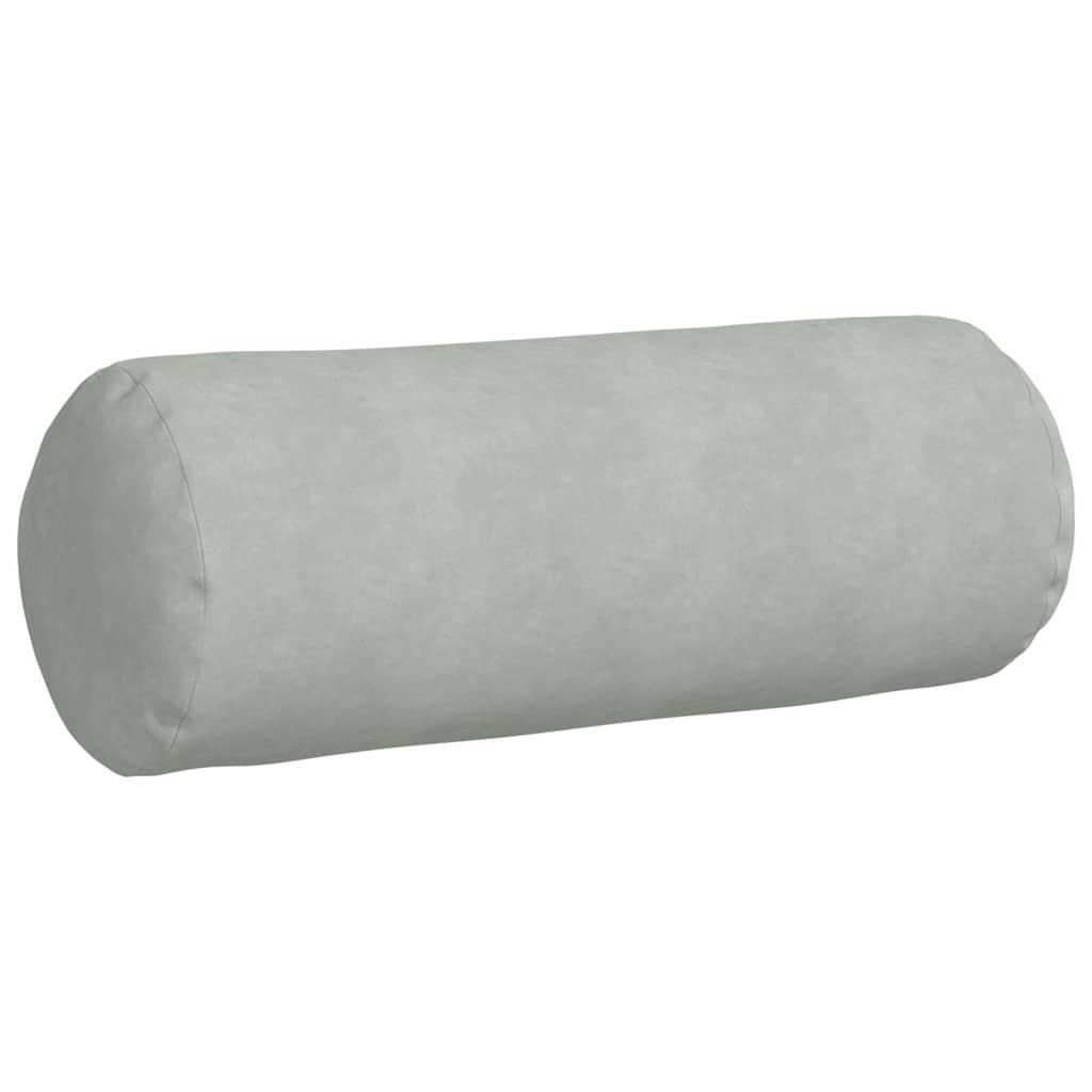 Bolster Kussens 2 pcs Lichtgrijs Ø 25 x 70 cm Katoen Stof