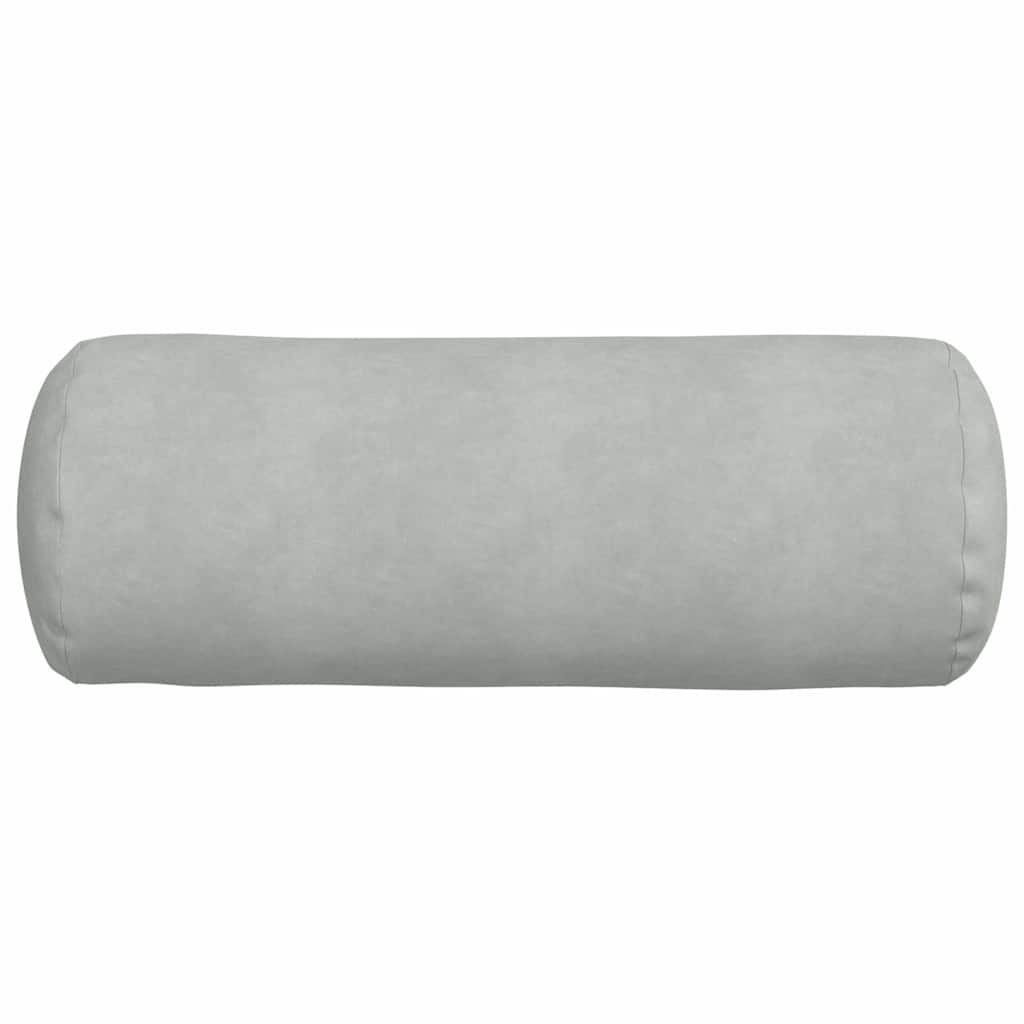 Bolster Kussens 2 pcs Lichtgrijs Ø 25 x 70 cm Katoen Stof