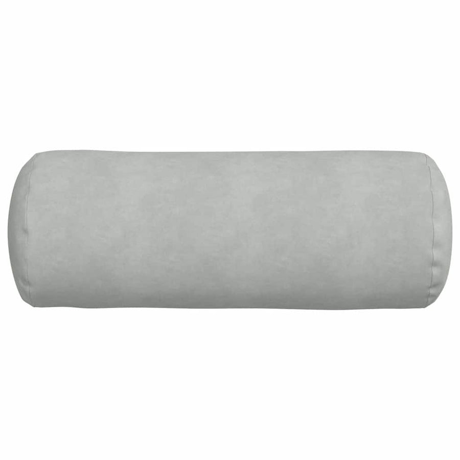 Bolster Kussens 2 pcs Lichtgrijs Ø 25 x 70 cm Katoen Stof