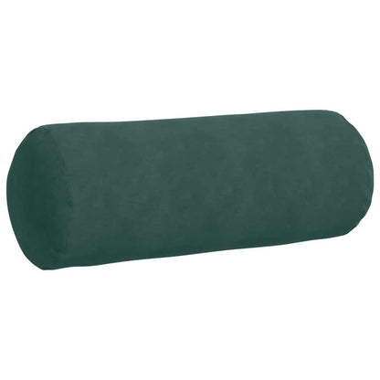 Bolster Kussens 2 pcs Donkergroen Ø 25 x 70 cm Katoen Stof