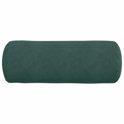 Bolster Kussens 2 pcs Donkergroen Ø 25 x 70 cm Katoen Stof