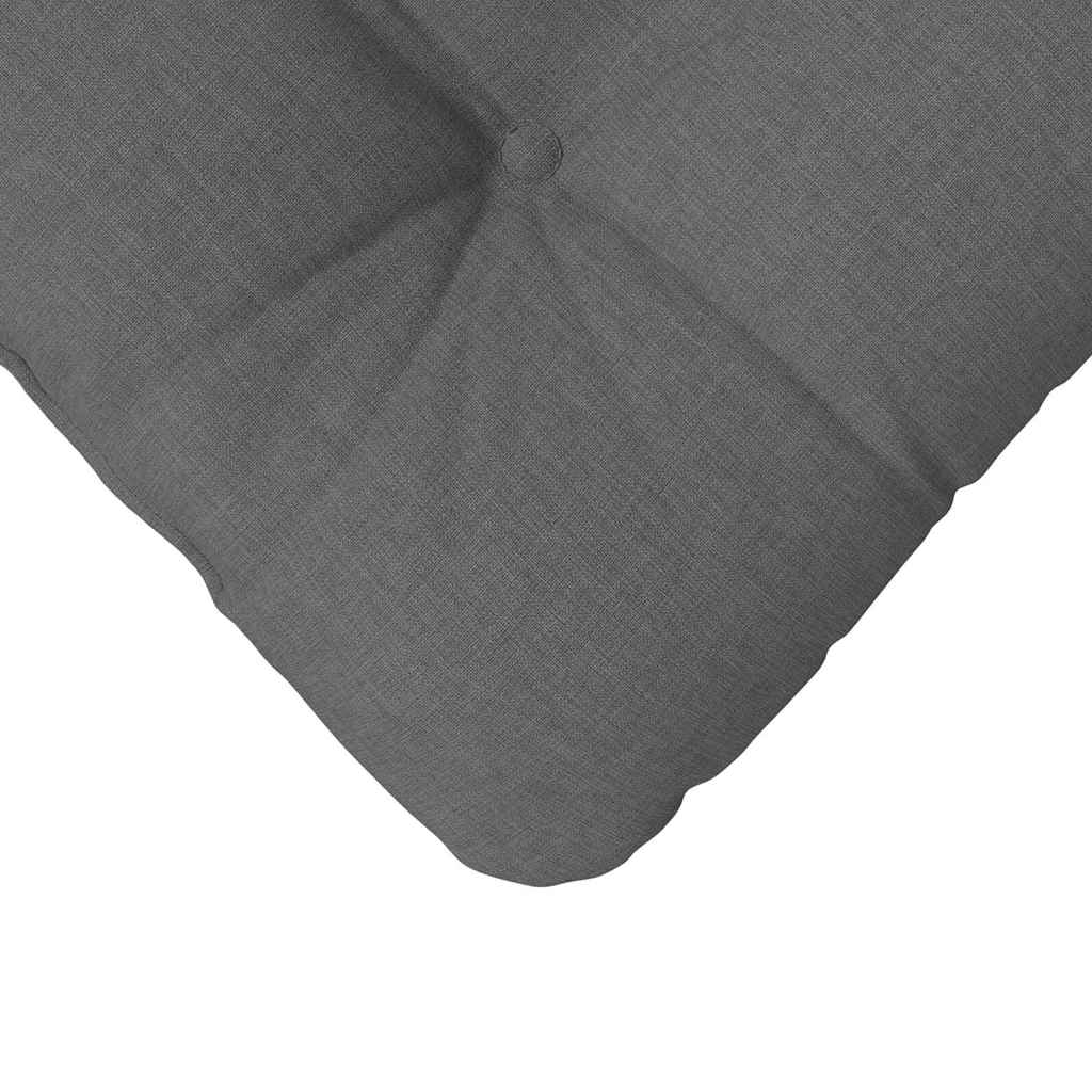 Zitkussens 4 pcs Donkergrijs 40 x 40 x 12 cm Stof