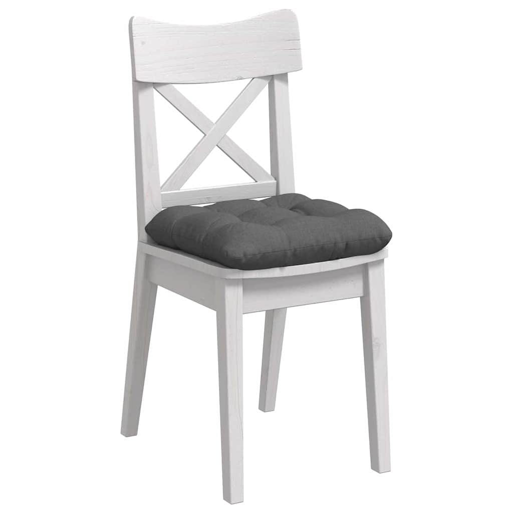 Zitkussens 4 pcs Donkergrijs 40 x 40 x 12 cm Stof