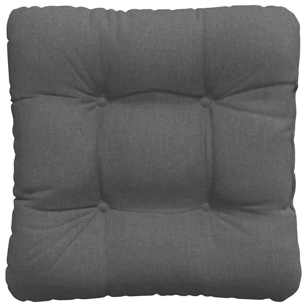 Zitkussens 4 pcs Donkergrijs 40 x 40 x 12 cm Stof