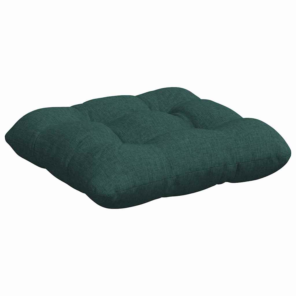 Zitkussens 4 pcs Donkergroen 40 x 40 x 12 cm Stof