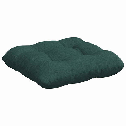 Zitkussens 4 pcs Donkergroen 40 x 40 x 12 cm Stof