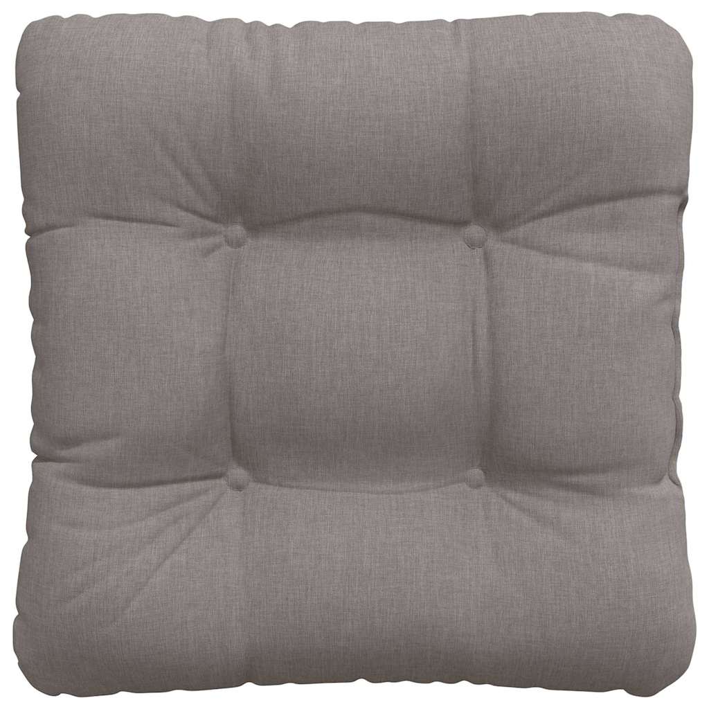 Zitkussens 4 pcs Taupe 40 x 40 x 12 cm Stof