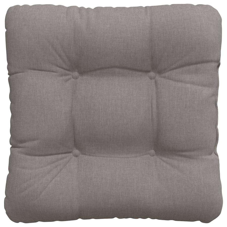 Zitkussens 4 pcs Taupe 40 x 40 x 12 cm Stof