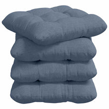 Zitkussens 4 pcs Blauw 40 x 40 cm Katoen Stof