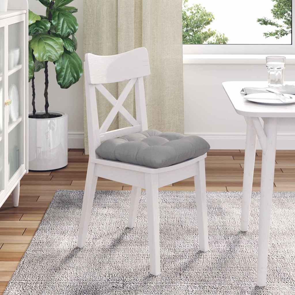 Zitkussens 4 pcs Wolkengrijs 45 x 45 x 12 cm Stof