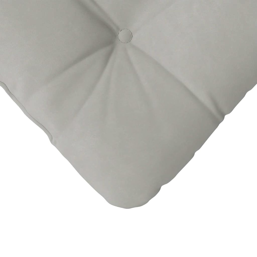 Zitkussens 4 pcs Lichtgrijs 45 x 45 cm Microvezel Stof
