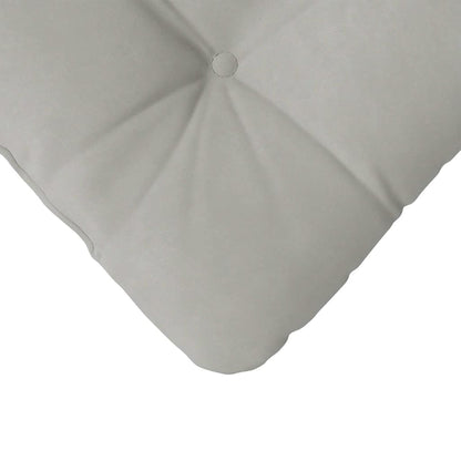 Zitkussens 4 pcs Lichtgrijs 45 x 45 cm Microvezel Stof