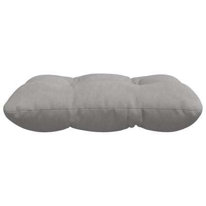 Zitkussens 4 pcs Lichtgrijs 45 x 45 cm Microvezel Stof