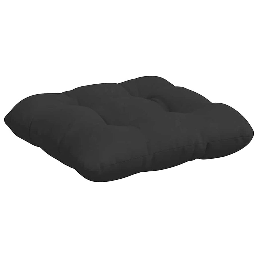 Zitkussens 4 pcs Zwart 45 x 45 cm Microvezel Stof