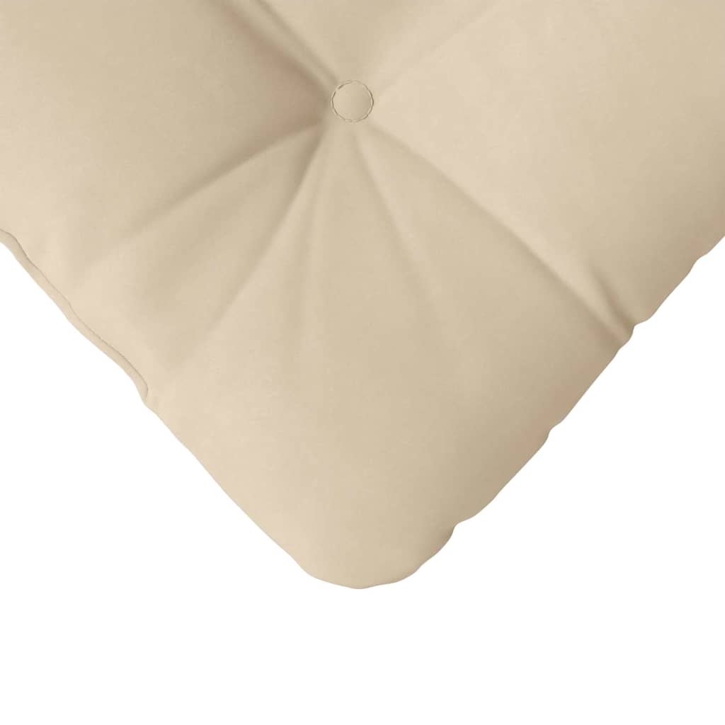 Zitkussens 4 pcs Crème 45 x 45 cm Microvezel Stof