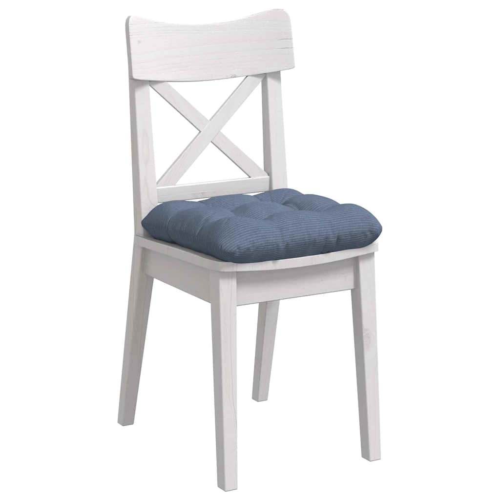 Zitkussens 4 pcs Blauw 45 x 45 cm Katoen Stof