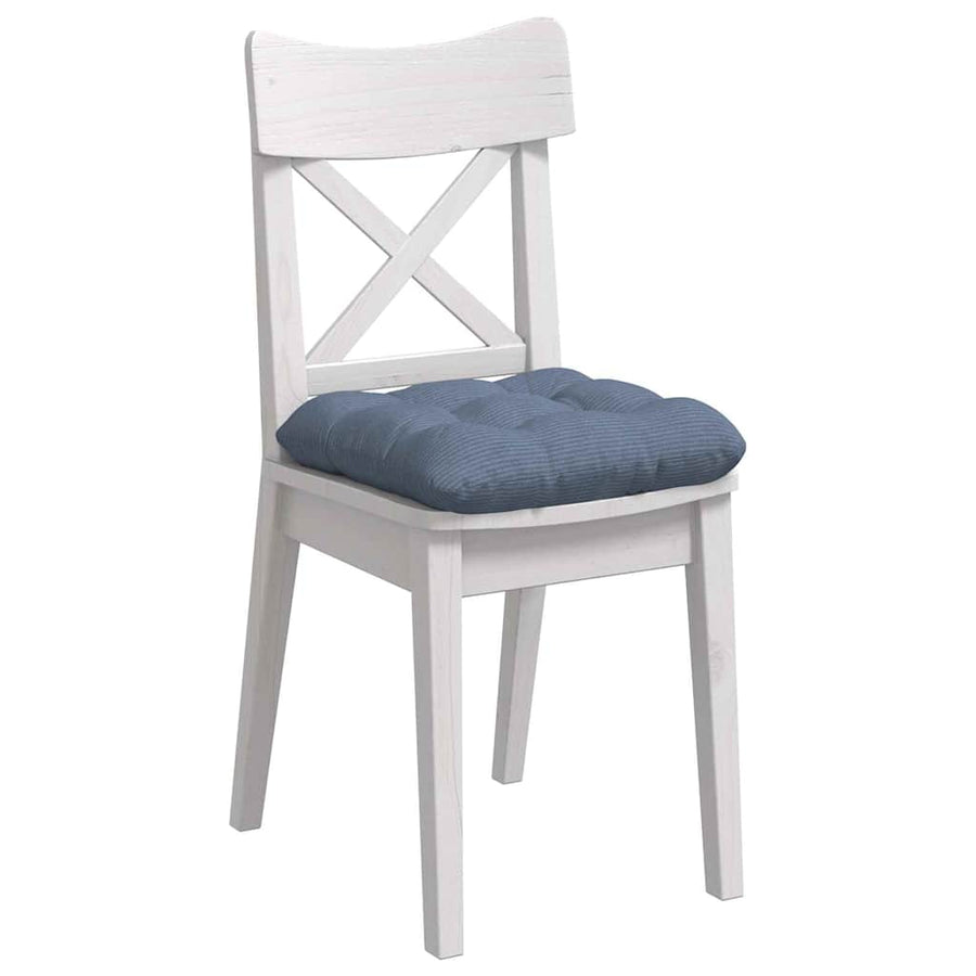 Zitkussens 4 pcs Blauw 45 x 45 cm Katoen Stof