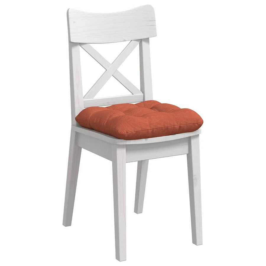 Zitkussens 4 pcs Rood-oranje 45 x 45 cm Katoen Stof