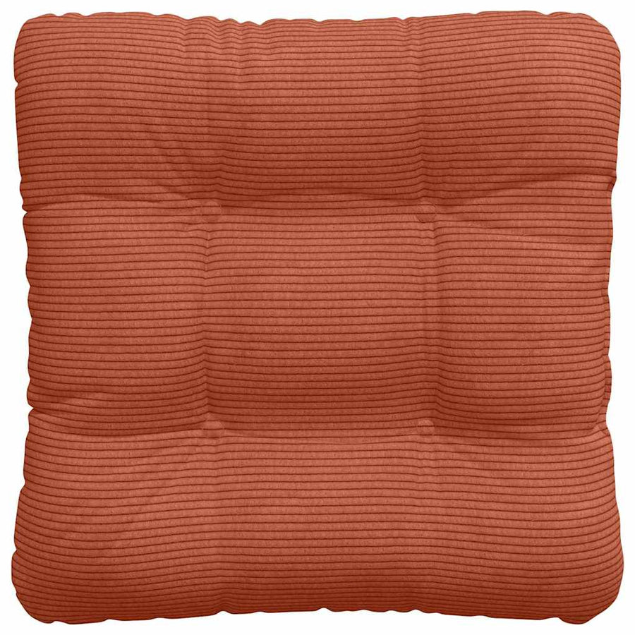 Zitkussens 4 pcs Rood-oranje 45 x 45 cm Katoen Stof