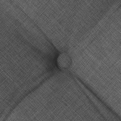 Zitkussens 2 pcs Donkergrijs 40 x 40 x 6 cm Stof