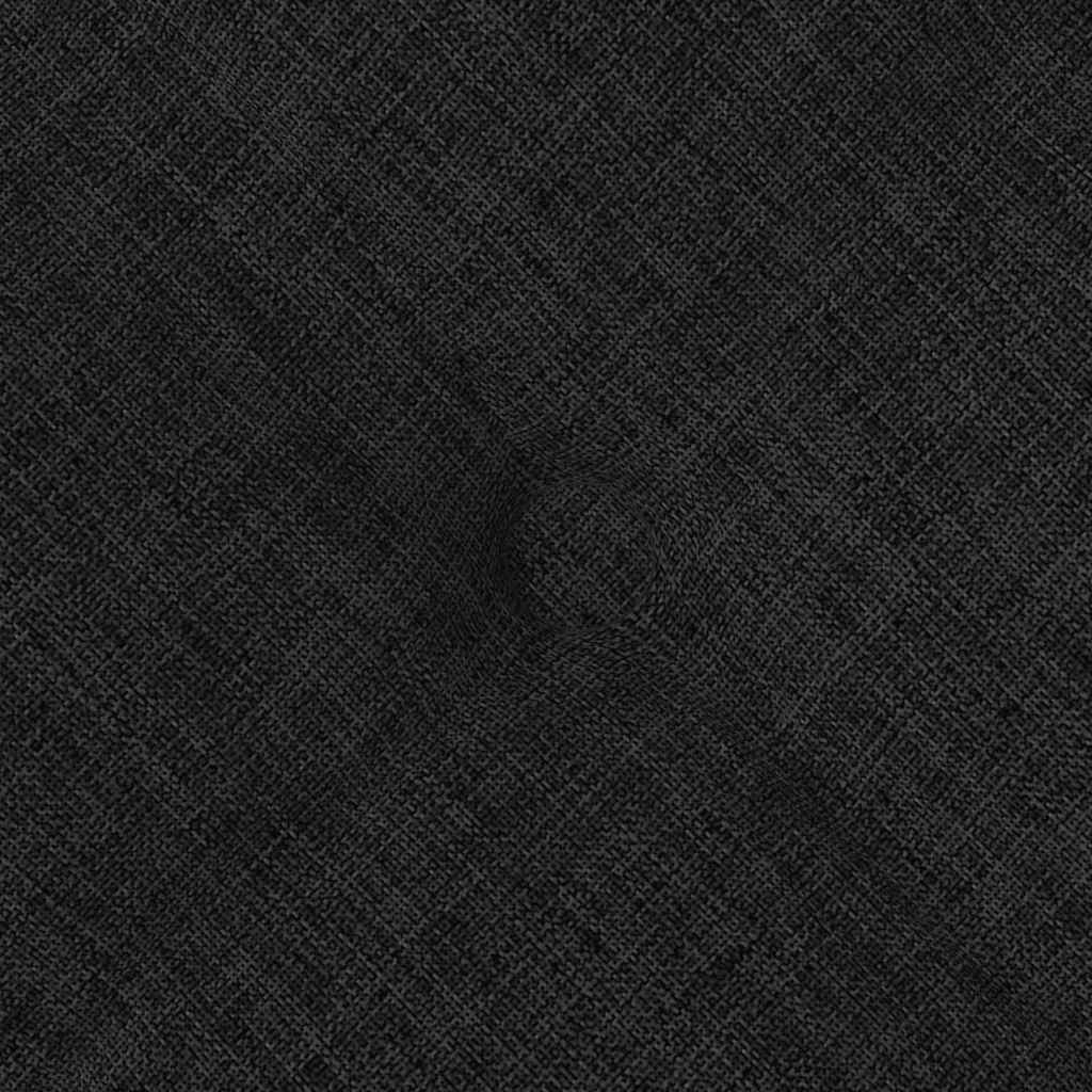 Zitkussens 2 pcs Zwart 40 x 40 x 6 cm Stof