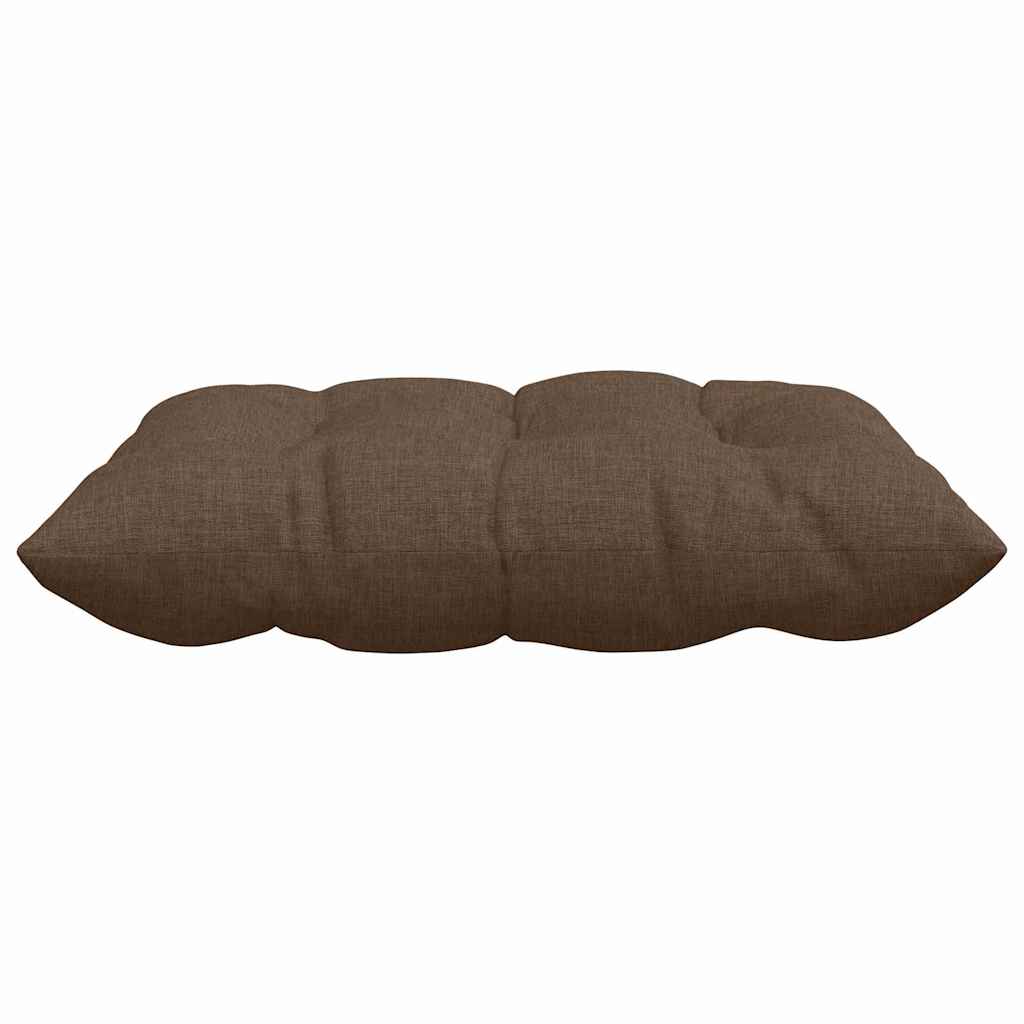 Zitkussens 2 pcs Bruin 40 x 40 x 6 cm Stof