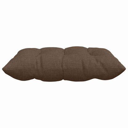 Zitkussens 2 pcs Bruin 40 x 40 x 6 cm Stof