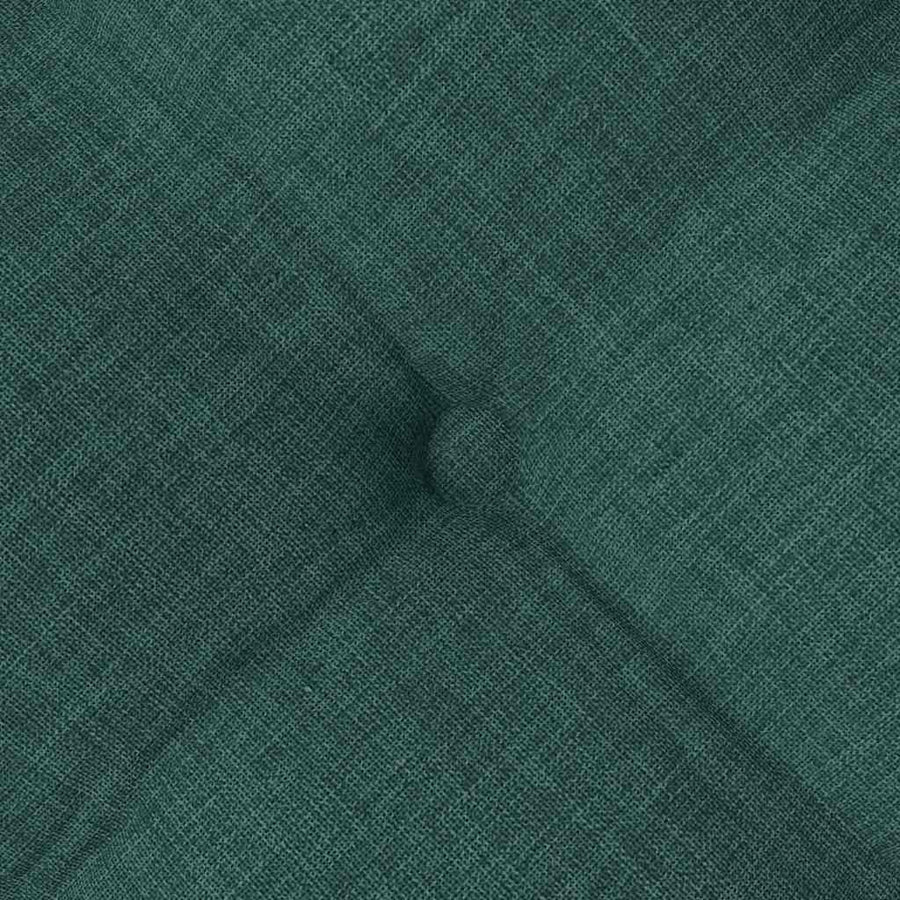 Zitkussens 2 pcs Donkergroen 40 x 40 x 6 cm Stof