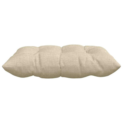 Zitkussens 2 pcs Crème 40 x 40 x 6 cm Stof