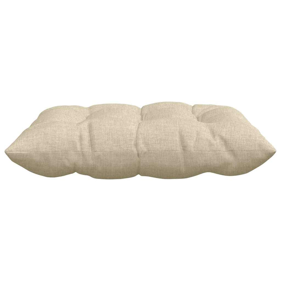 Zitkussens 2 pcs Crème 40 x 40 x 6 cm Stof