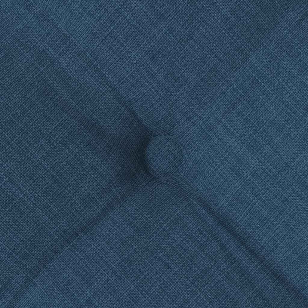 Zitkussens 2 pcs Blauw 40 x 40 x 6 cm Stof
