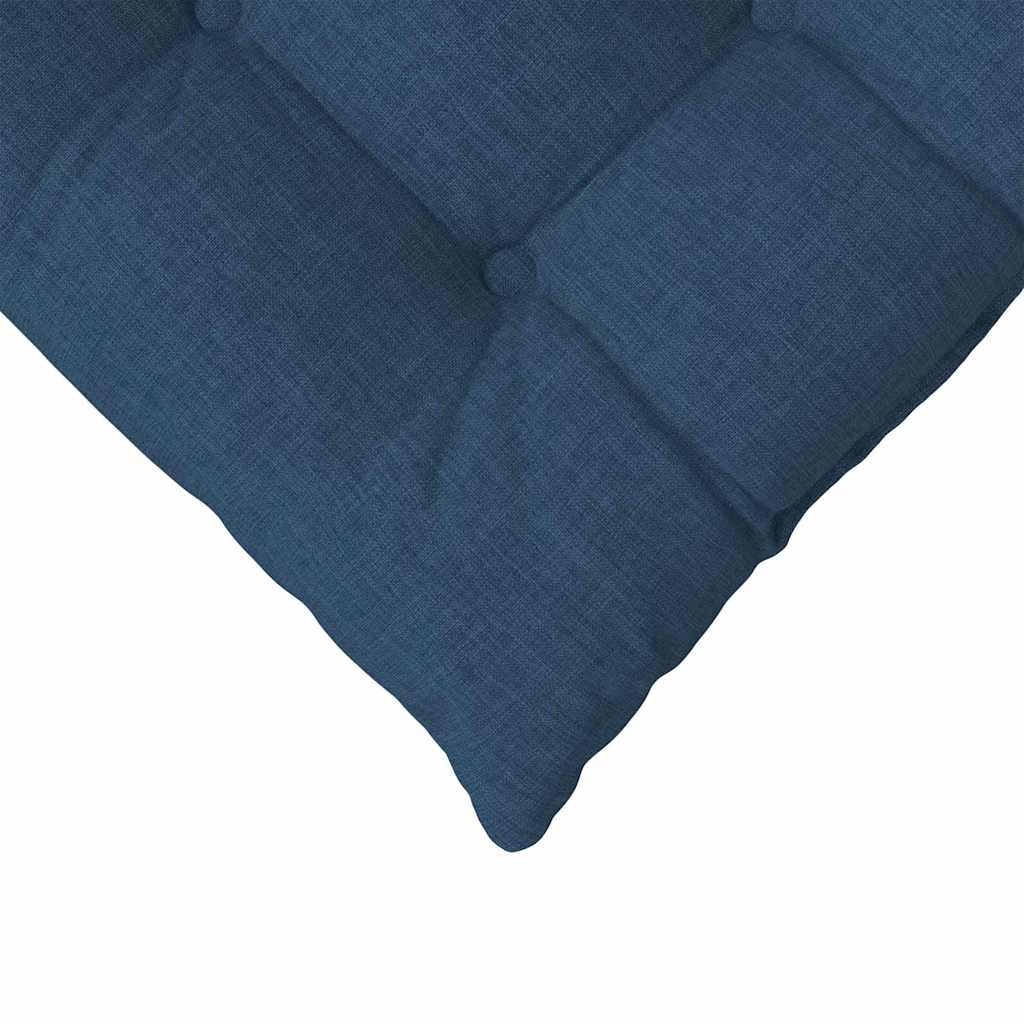 Zitkussens 2 pcs Blauw 40 x 40 x 6 cm Stof