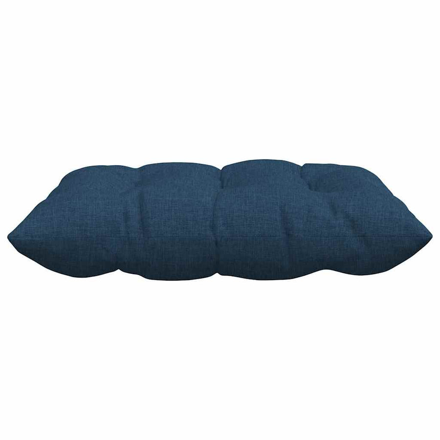 Zitkussens 2 pcs Blauw 40 x 40 x 6 cm Stof