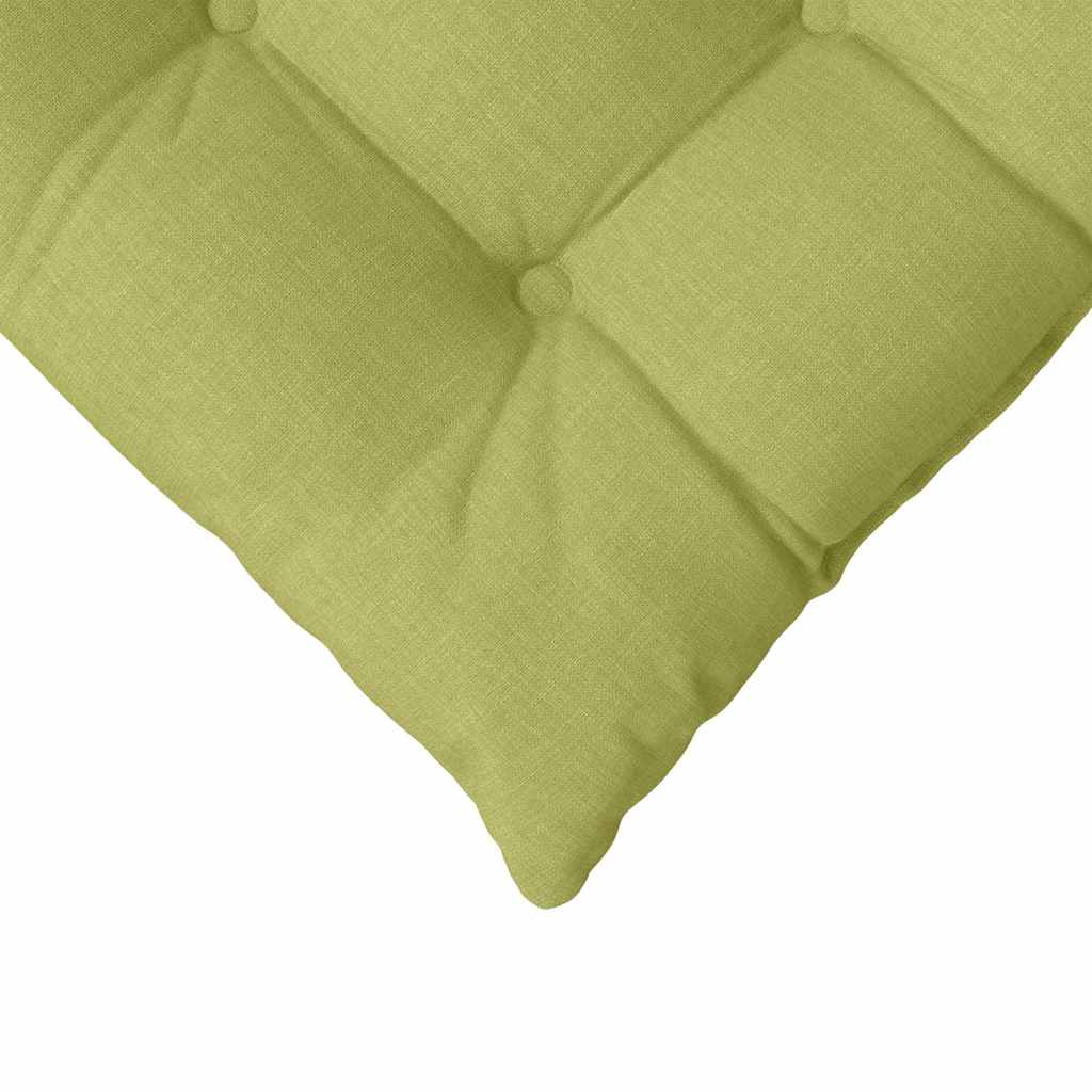 Zitkussens 2 pcs Lichtgroen 40 x 40 x 6 cm Stof