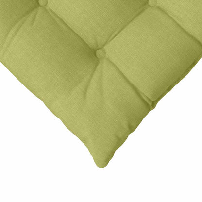 Zitkussens 2 pcs Lichtgroen 40 x 40 x 6 cm Stof