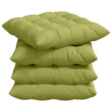 Zitkussens 2 pcs Lichtgroen 40 x 40 x 6 cm Stof