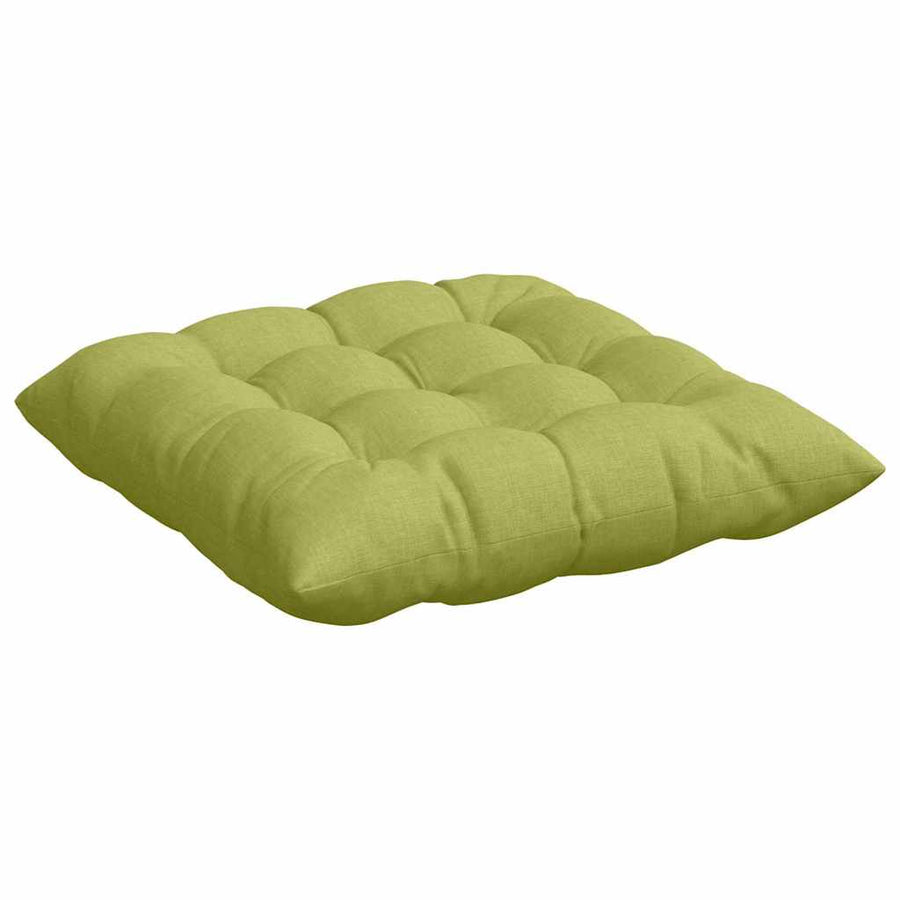Zitkussens 2 pcs Lichtgroen 40 x 40 x 6 cm Stof