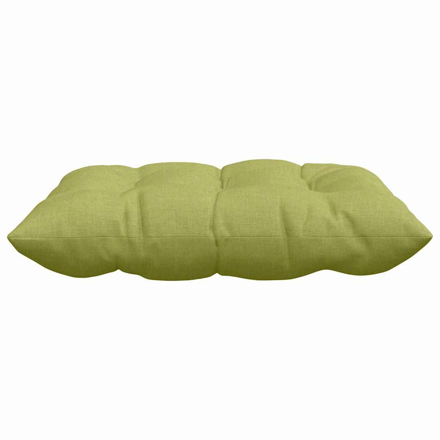 Zitkussens 2 pcs Lichtgroen 40 x 40 x 6 cm Stof