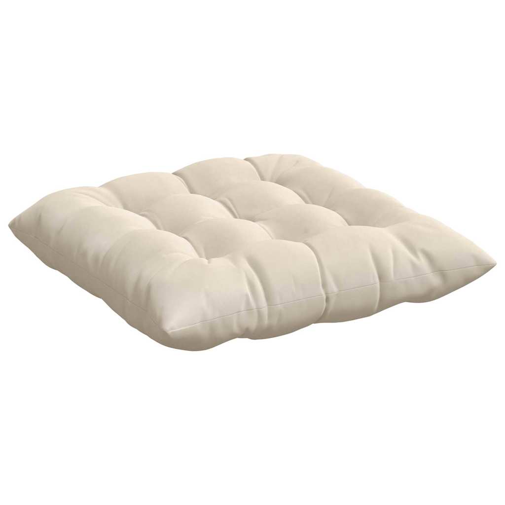 Zitkussens 4 pcs Beige 40 x 40 x 6 cm Microfibre