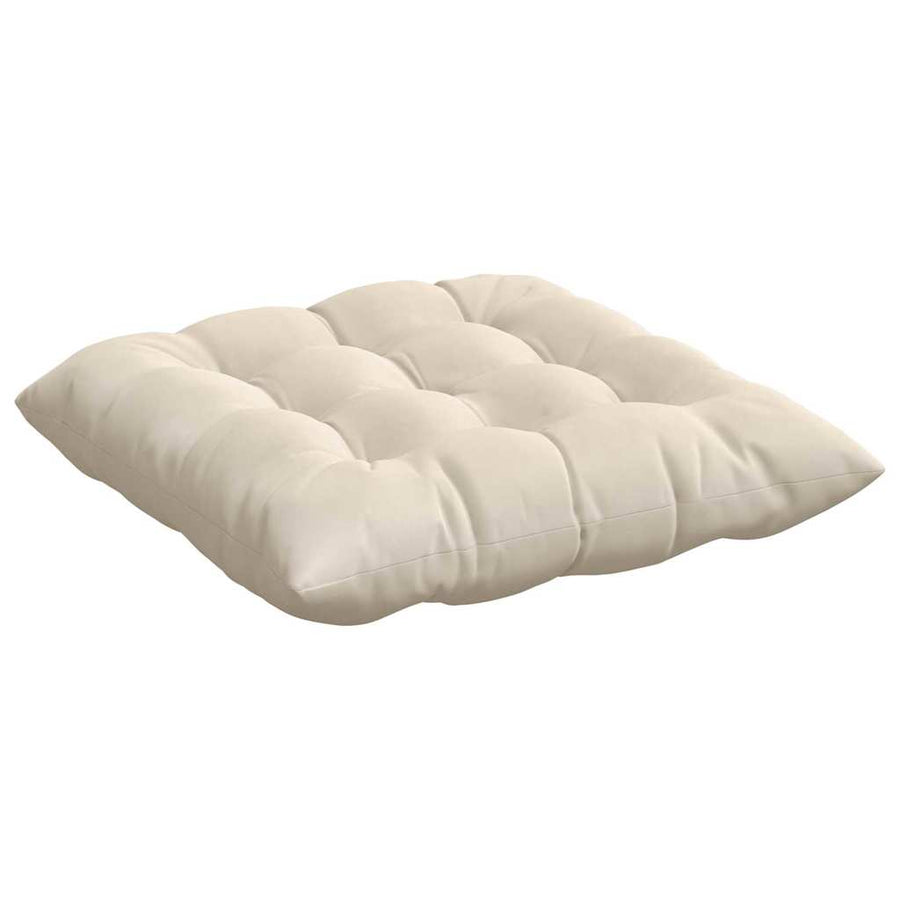 Zitkussens 4 pcs Beige 40 x 40 x 6 cm Microfibre