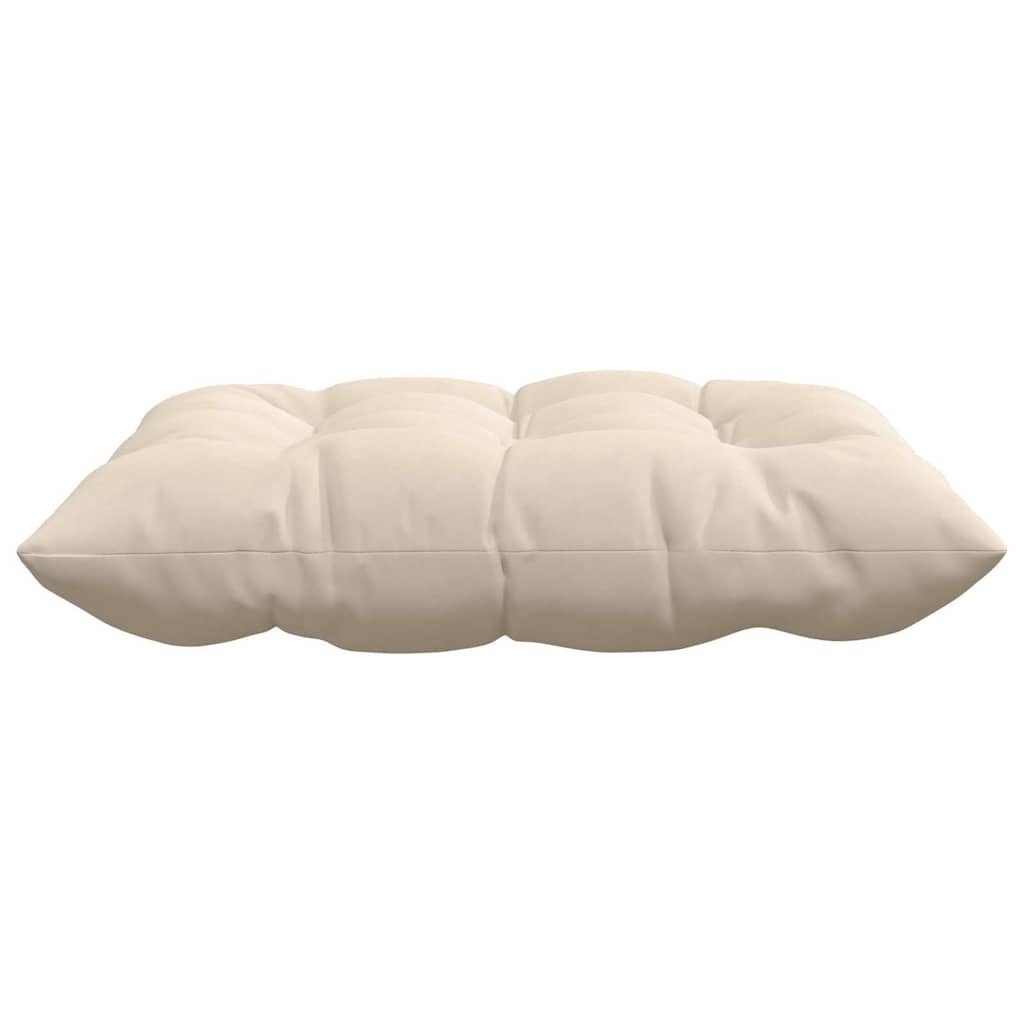 Zitkussens 4 pcs Beige 40 x 40 x 6 cm Microfibre