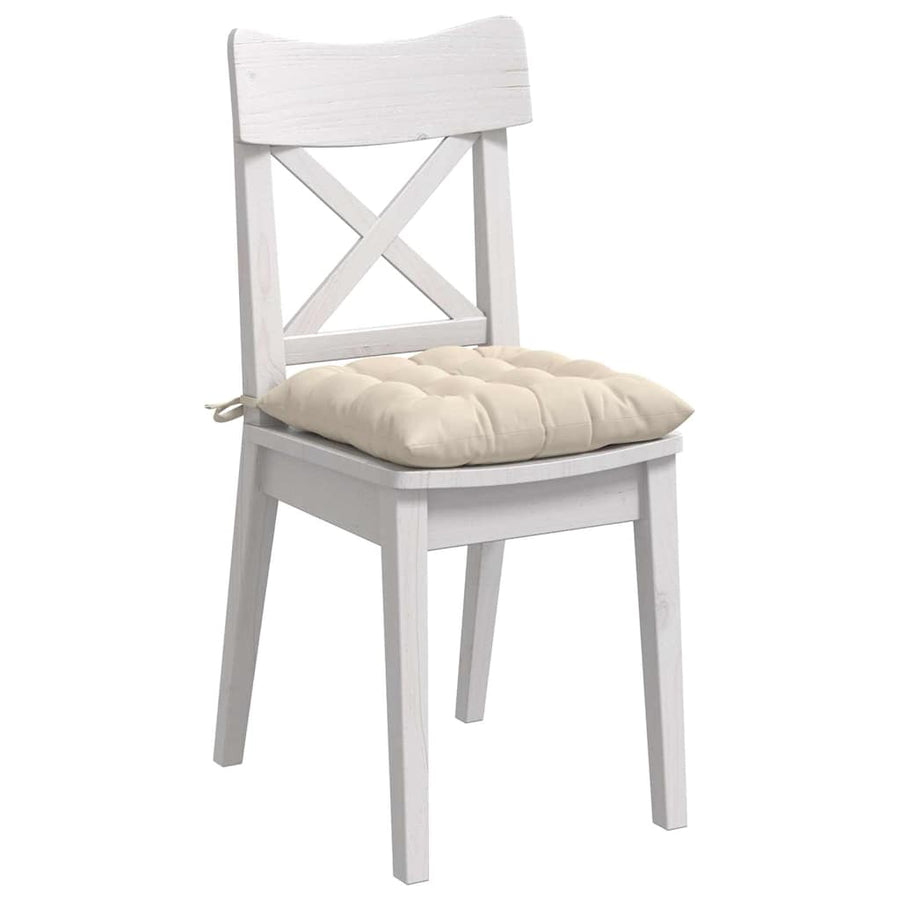 Zitkussens 4 pcs Beige 40 x 40 x 6 cm Microfibre