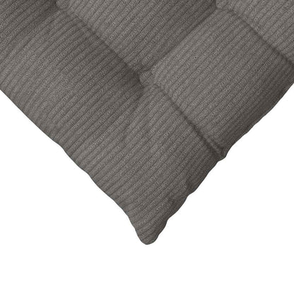 Zitkussens 4 pcs Lichtgrijs 40 x 40 x 6 cm Katoen Stof
