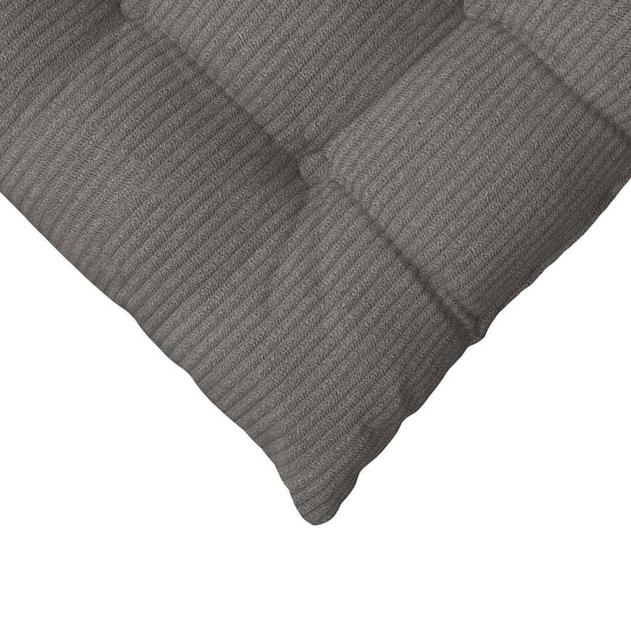 Zitkussens 4 pcs Lichtgrijs 40 x 40 x 6 cm Katoen Stof