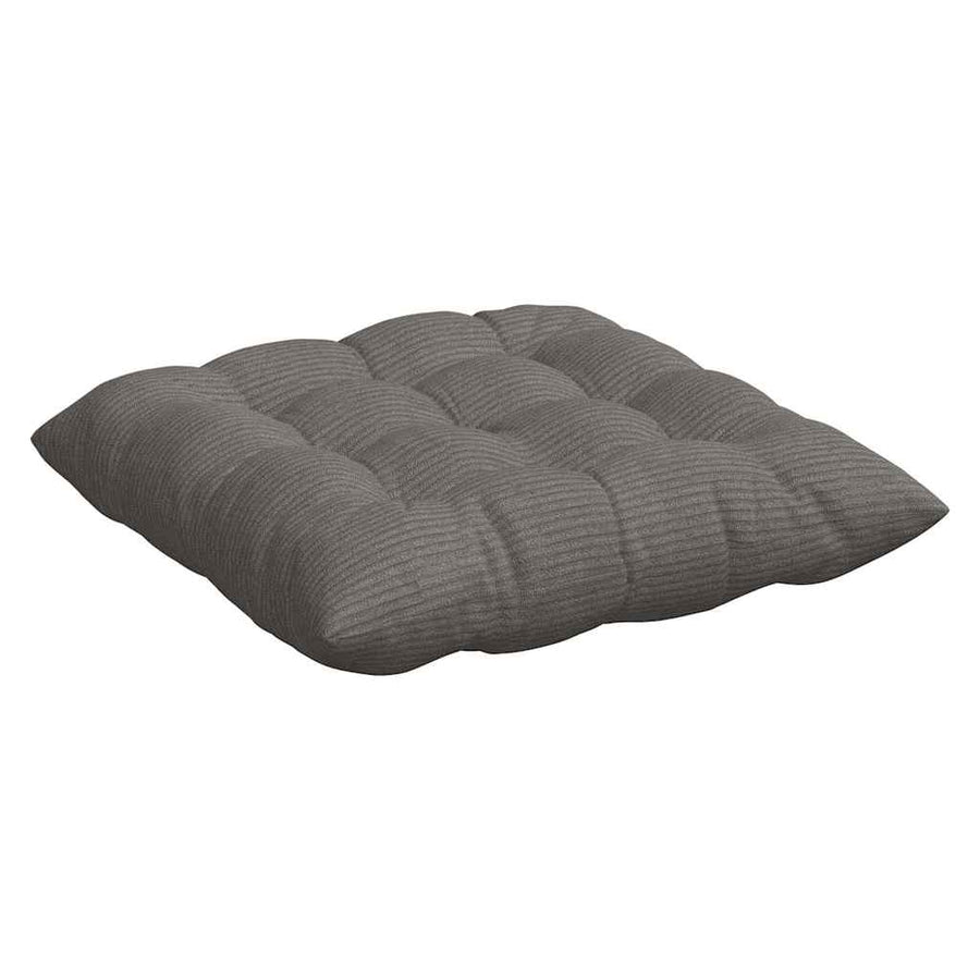Zitkussens 4 pcs Lichtgrijs 40 x 40 x 6 cm Katoen Stof