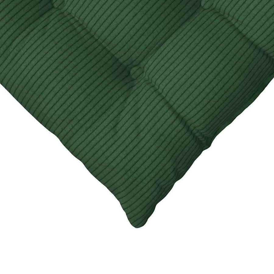 Zitkussens 4 pcs Donkergroen 40 x 40 x 6 cm Katoen Stof