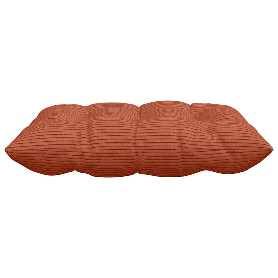 Zitkussens 4 pcs Rood-oranje 40 x 40 x 6 cm Katoen Stof