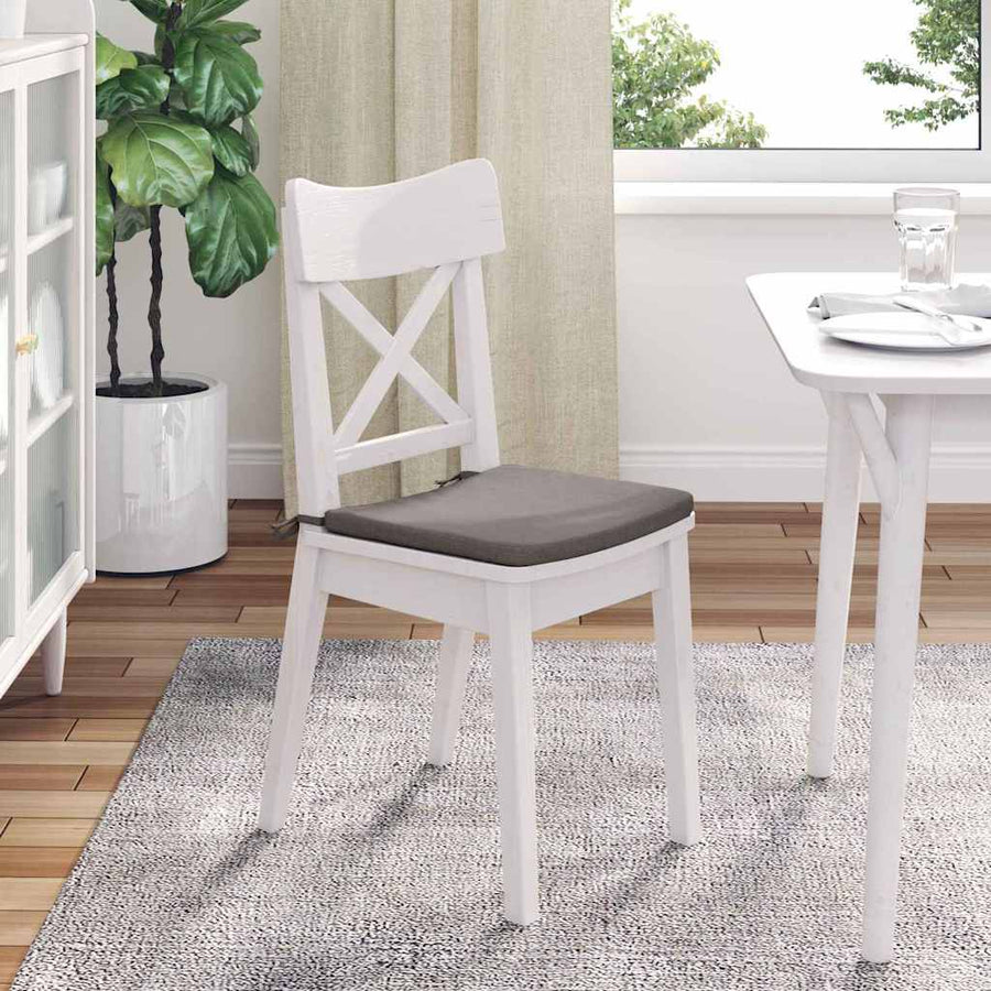 Zitkussens 4 pcs Taupe 40 x 40 x 3 cm Stof