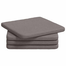 Zitkussens 4 pcs Taupe 40 x 40 x 3 cm Stof