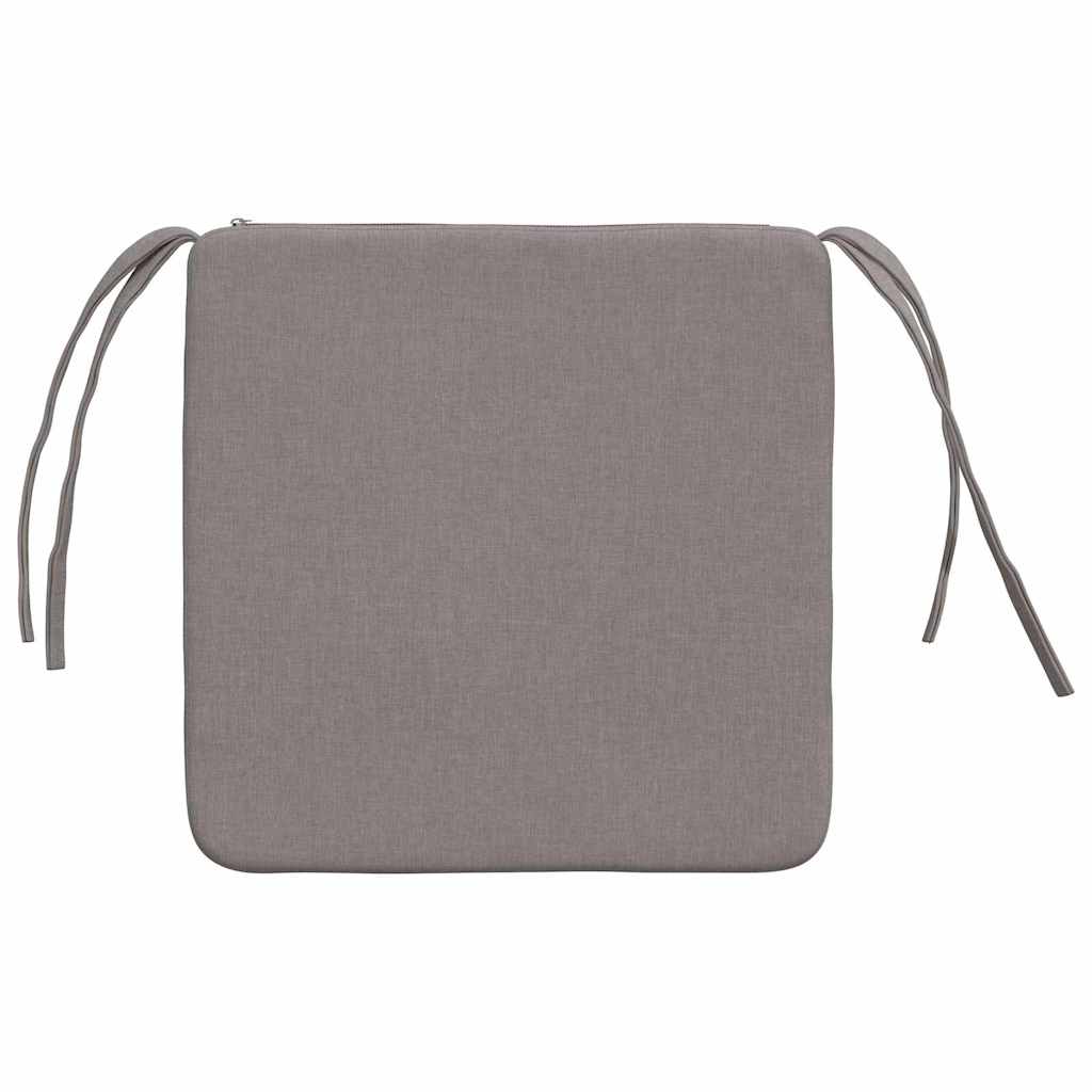 Zitkussens 4 pcs Taupe 40 x 40 x 3 cm Stof